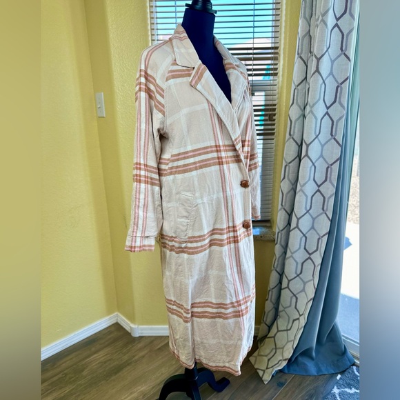 EUC Spell & the Gypsy Collective Organic Cotton Musk Basecamp Trench Coat - Picture 10 of 17
